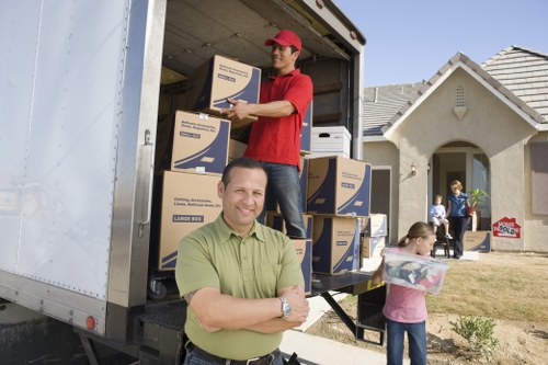 Customer complaint process for a removal van service