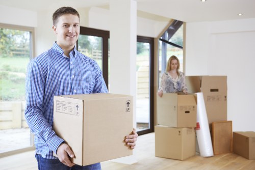 Commercial moving truck service for offices in Croydon