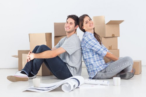 Unpacking and room setup service in a Croydon property