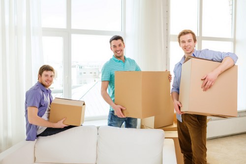 Business office move preparation in Croydon with furniture handling