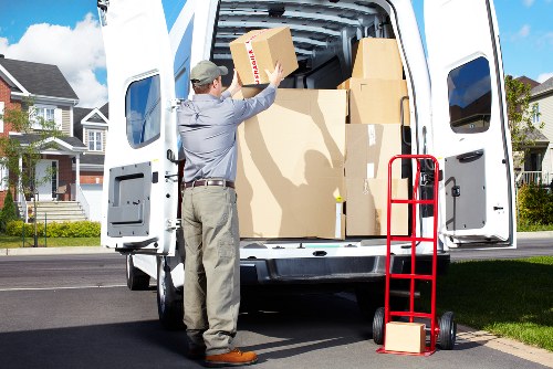 Careful box preparation and labelling during packing in Croydon