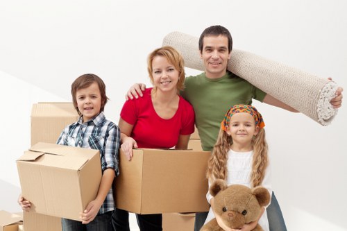 Local movers handling a same-day flat move in Croydon