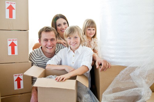 Movers handling office relocation access in Croydon