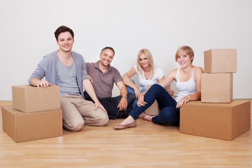 User adjusting privacy settings before browsing moving services