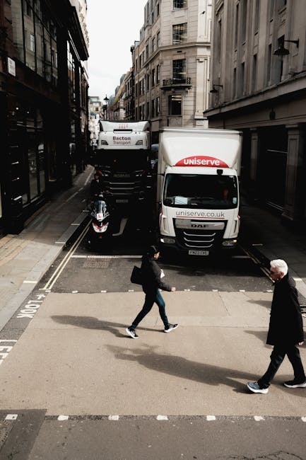 Two removal workers from Removal Van Croydon are loading a white moving van with multiple cardboard boxes, some of which are being carried or placed on the ground inside the van. The male worker, wear